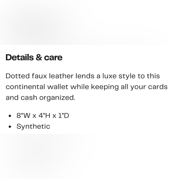 ♠️Kate spade New York spencer metallic dot slim continental wallet. - Picture 6 of 13